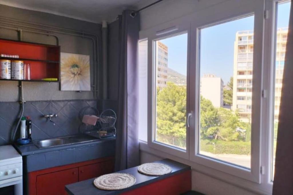 شقة Toulon Est La Valette Studio 35M2 Dominant Parking Proche Mer المظهر الخارجي الصورة